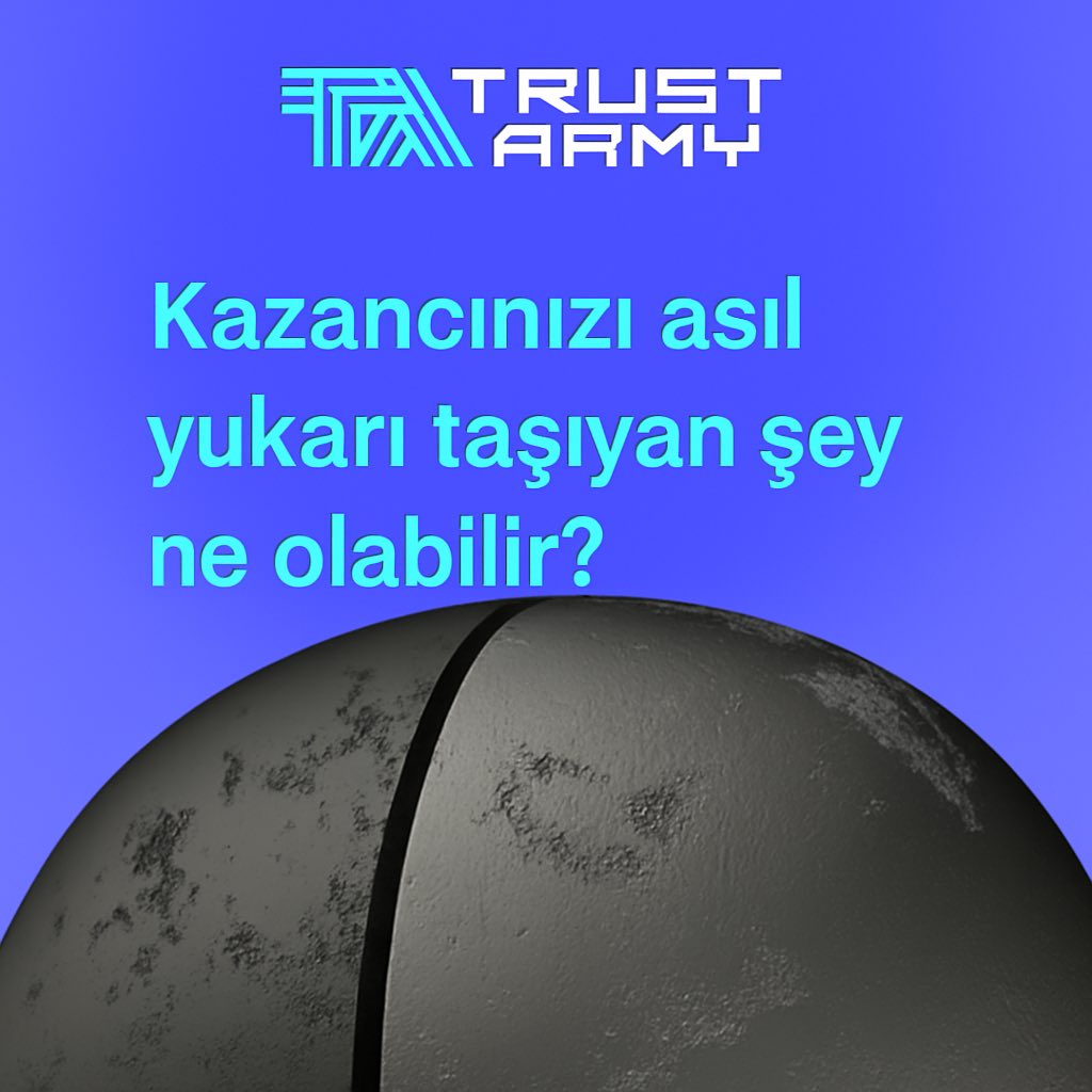 Sence kriptoda başarıyı daha çok ne getirir, şans mı yoksa sağlam araştırma mı?

Gerçek şu: Derin araştırma + biraz şans 
Ama şans bile bulunmayı ister. Yani avantajlı projeleri erkenden fark eden kazanır.

Trust Army’de nasıl yapılacağını öğren:
🔹 Gerçek beceriler kazan
🔹 13