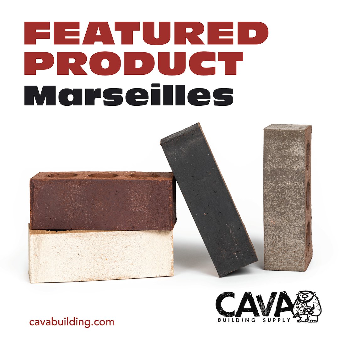 Marseilles brick: where craftsmanship meets character! Its rich tones and timeless texture are perfect for any project. 🏗️ Check out this featured product at Cava Building Supply! 👉 cavabuildingsupply.com #CavaBuildingSupply #Brick #GlenGery #BuildingMaterials #MasonryDesign