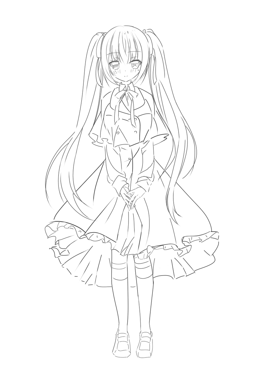Royal_Zeng's tweet photo. 立ち絵 https://t.co/6GA7dnGIOq