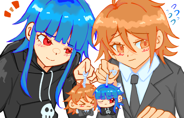 #tetroblue hasemura art i did for me and my husband bc im gaspiralizing