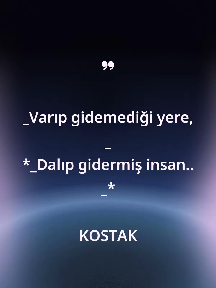 ❞

_Varıp gidemediği yere,_
*_Dalıp gidermiş insan.._*

ㅤ