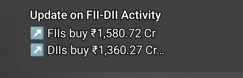 Pandu_rangaredd's tweet image. Market mind pro.FII and DII Activities 
#Nifty50 #BankNifty #Sensex #StockMarketIndia
#IntradayTrading #OptionBuying #OptionSelling
#TradingCommunity #MarketUpdates #NSEIndia
#PriceAction #TechnicalAnalysis