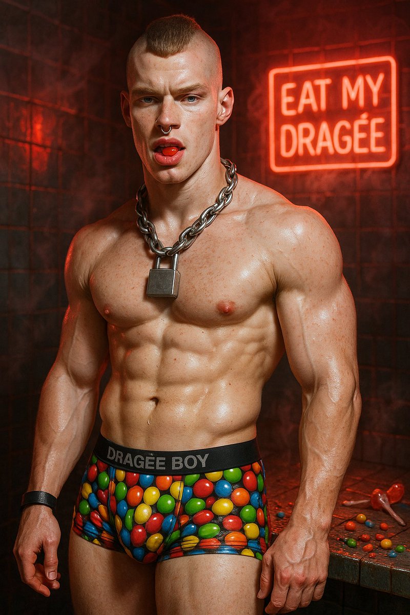 artlab_ai1979's tweet photo. Maksym plays tough.
But give him something sweet… and he melts.
Candy Eastboy – Vol. 01
#AIart #AIhomoerotic #AImale #MuscleAI
#UnderwearArt #NeonAesthetic #CandySeries
#TrophyBoy #EastboyStyle https://t.co/9U2UYzDWij