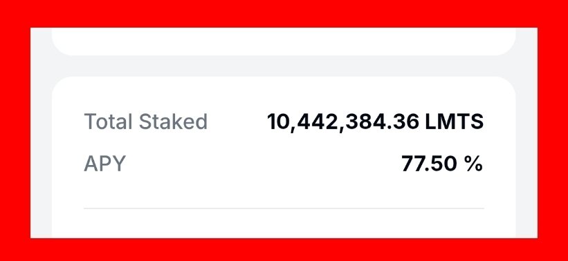 GemsScope's tweet image. Over 10.4M $LMTS staked on @trylimitless platform

Around 10% of circulating supply is staked already

That shows the conviction of holders in my opinion

We are 2 months away from the Season 2 airdrop, I&apos;ll also stake my allocation!