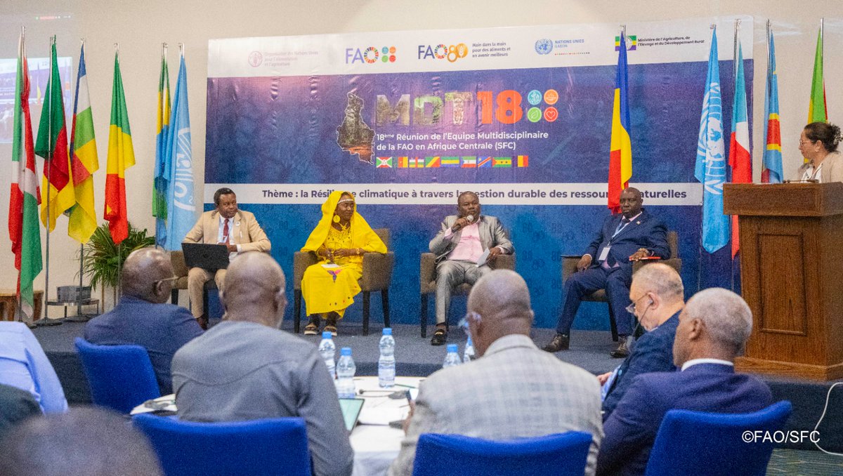 👩🏾‍🌾 Genre &amp; inclusion
🎯 Femmes et jeunes sont au cœur de la résilience climatique.
Au #MDT18, Aïssatou Oumarou Ibrahim de <a href="/AFPAT_/">AFPAT-Tchad</a> souligne l’importance d’une gouvernance inclusive et de la valorisation des savoirs autochtones pour une gestion durable des ressources naturelles. 🌍