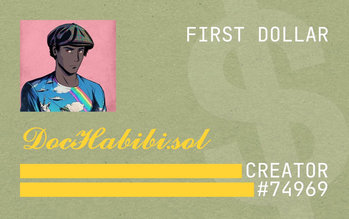 DocHabibiO2's tweet image. I will help you @earnfirstdollar on @base

Want in?

firstdollar.money/?r=y4SRJZ

[Don&apos;t forget to paste your ID card image here]