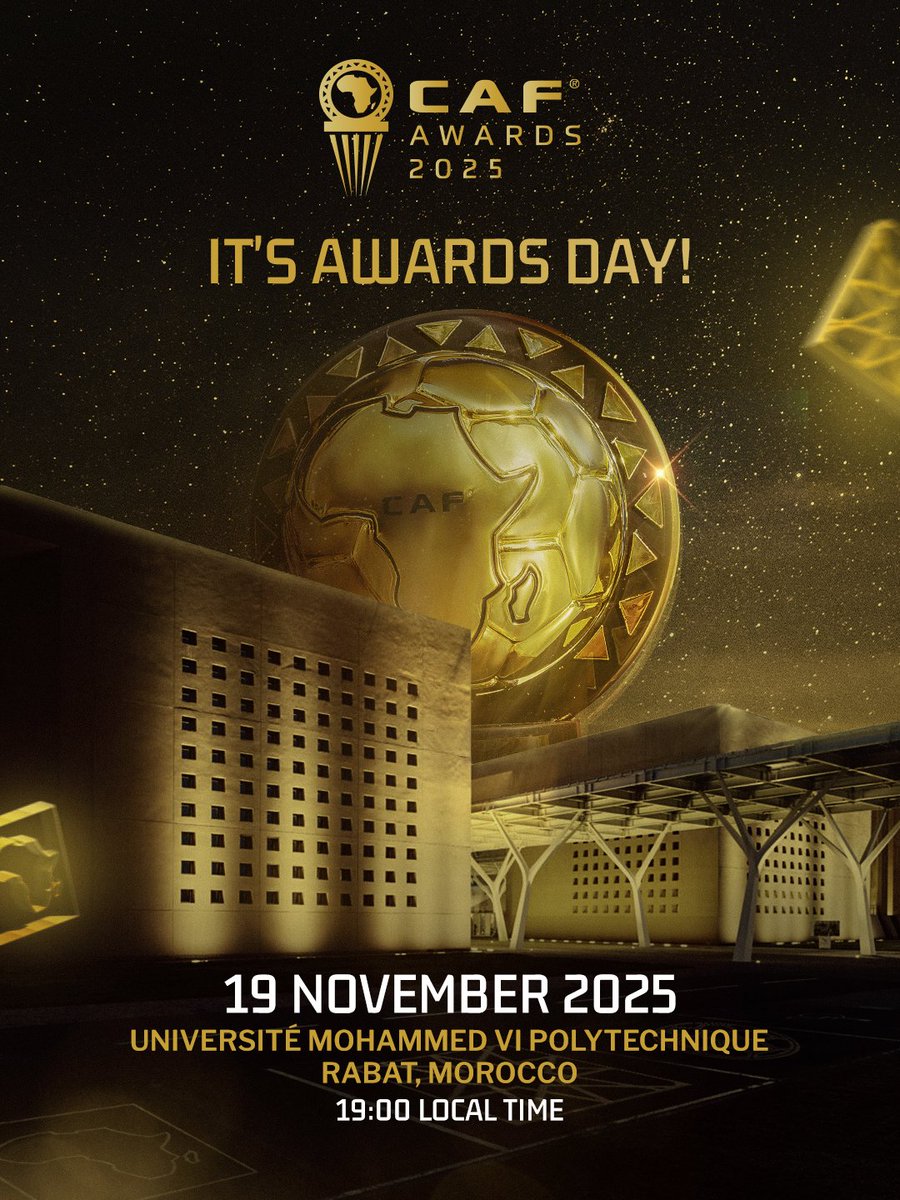 kfootcm's tweet photo. 🚨 Ballon d'or Africain 2025

🥇Un gagnant sera couronné ce soir 💪🏿🌍

#kfootcm https://t.co/0nTWqNN9cF