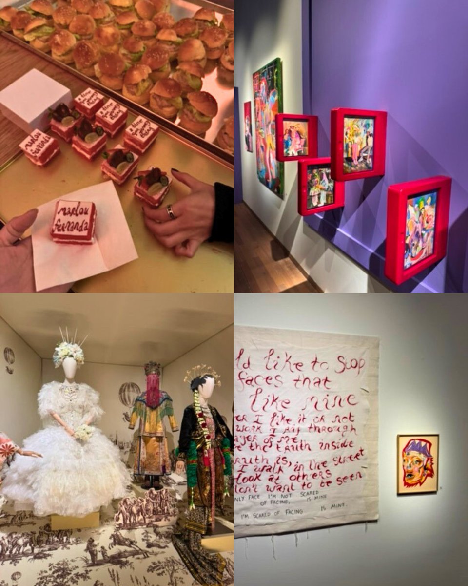 Magma_Erasmus's tweet photo. Second-year MAGMa student Nell, from the US, recently attended the opening of Marlou Fernanda’s first solo show at the Wereldmuseum in Rotterdam, where she and her classmates experienced the city's thriving contemporary art scene firsthand beyond the classroom. 🇳🇱✨ https://t.co/3Lh49cTDiK