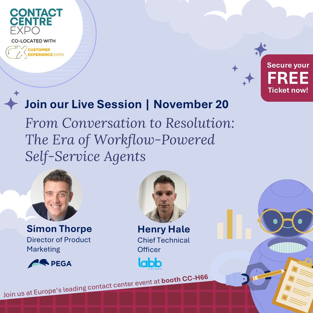 sp2day's tweet photo. Traditional self-service can’t cut it for complex asks. 🤖

At Call &amp; Contact Centre Expo, see how workflow orchestration powers agentic self-service that runs enterprise processes on its own.

https://t.co/bRB1kyndCh

#AgenticAI #ContactCenterCenter https://t.co/6K5PV0jbzY