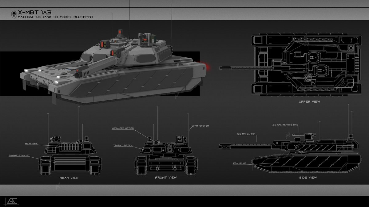 GC_Conceptart's tweet image. And here we are, folks!

3D modeling and vehicle design project.

I didn&apos;t use any specific references to create this; it was sketched and modeled (in its basic forms) instinctively.

What do you think? Would you like to see more of this project? 

#conceptart #art