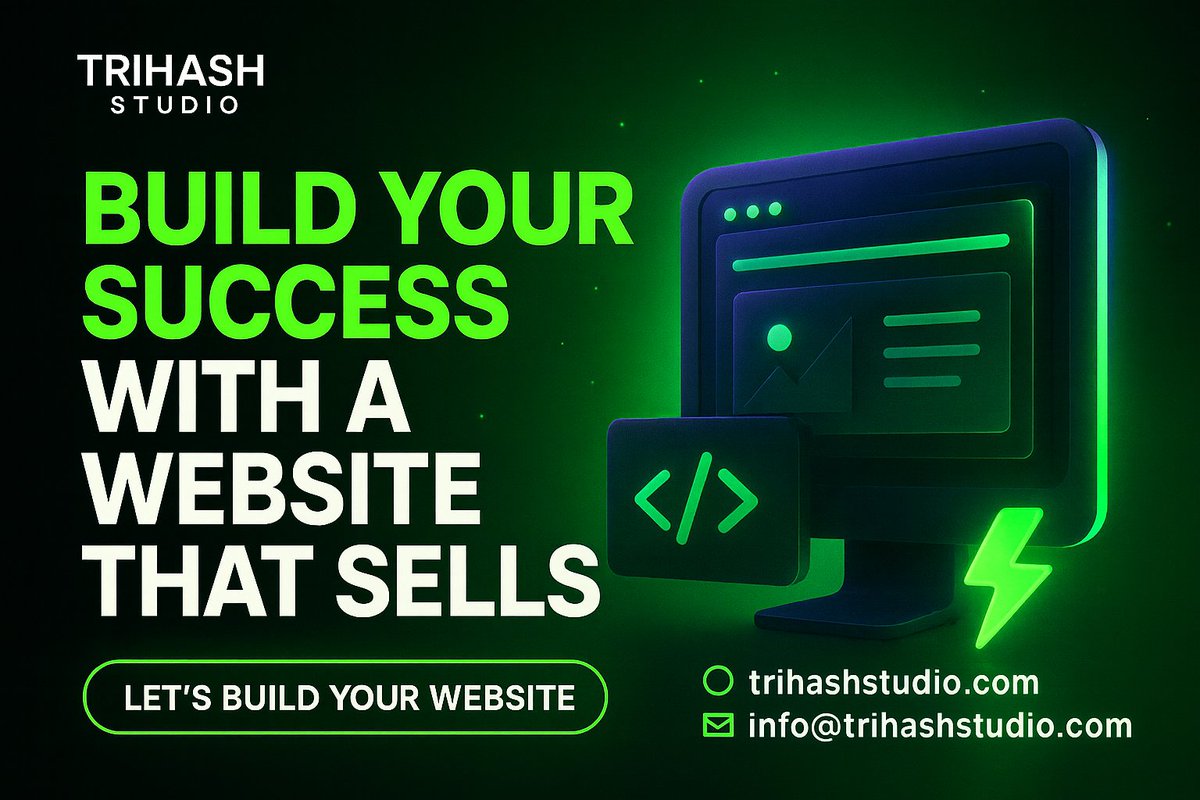 trihashstudio's tweet image. #websitedevelopment #webdevelopment #webdesign #webdeveloper #seo #socialmedia #businessgrow #technology #services