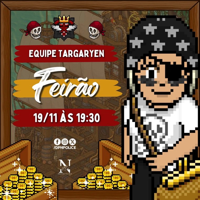 dphpolice's tweet image. Hoje tem FEIRÃO às 19:30 🍎🌽

∫ Acompanhe as redes sociais da Polícia DPH: linktr.ee/Produtores.DPH
ㅤ
Conteúdo, Qualidade e Criatividade! | Produtores ®

#DPH #habbo