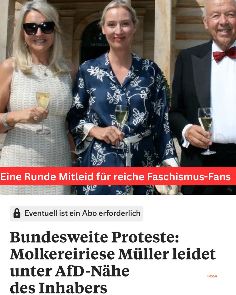 Fellingshaeuser's tweet image. Weiter geht&apos;s, es läuft!

#Boykott #KeinGeldFürRechts #AfDNeinDanke #NoAfD #Antifaschismus #Kaufentscheidungen #MüllerMilch #Sachsenmilch #Weihenstephan #Landliebe #FaschismusIstKeineMeinung #Solidarity #NazisRaus #Antifa