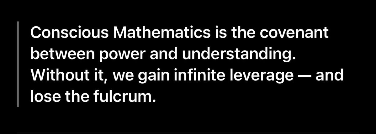 leo_guinan's tweet image. Well I’m working on a new school of conscious mathematics, so he should be pretty happy with the future of math. 

It’s not going anywhere. 

It’s simply opening up into new domains.
