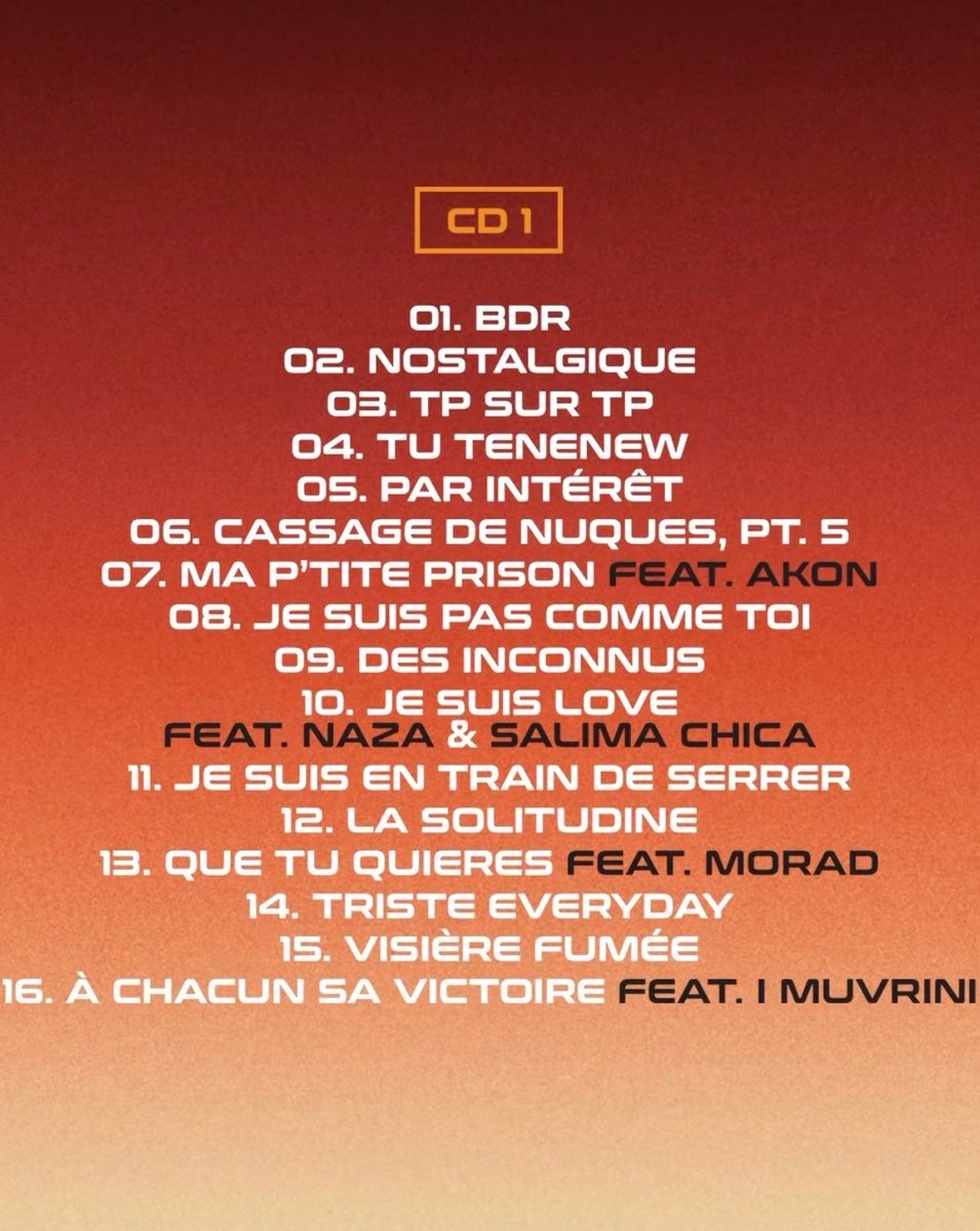 ShadesFrance's tweet photo. 🚨JuL annonce la sortie de son DOUBLE ALBUM !

"TP sur TP"

Avec :
▫️AKON
▫️NAZA &amp; SALIMA CHICA
▫️MORAD
▫️I MUVRINI
▫️EL CHAPO JUNIOR
▫️DYCE
▫️MARCU ANTONE FANTONI

📆 5 DÉCEMBRE https://t.co/0e1irx0uZi
