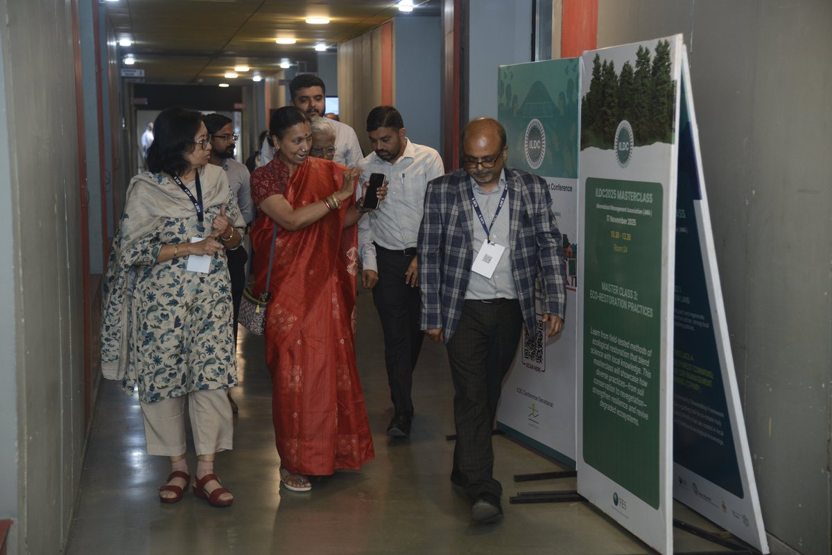 JayantiRavi's tweet image. Delighted to join #ILDC2025 as Guest of Honour. Grateful for the opportunity to contribute to India’s land governance reforms through collaboration, knowledge sharing &amp;amp; collective commitment. Looking forward, an insightful plenary @CMOGuj @DoLR_India  #GoodGovernance #LandReforms