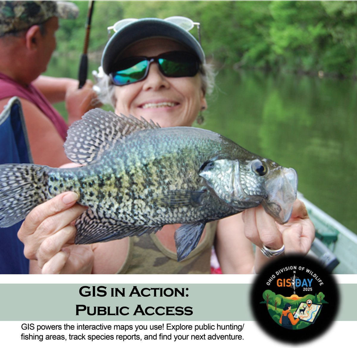 OhioDivWildlife's tweet photo. 🎉 Happy GIS Day! Mapping the Future for Ohio's Wildlife 🗺️
🖥️ On GIS Day, we celebrate the technology that makes wildlife conservation possible: Geographic Information Systems (GIS)! https://t.co/QwkmJUMCYZ
