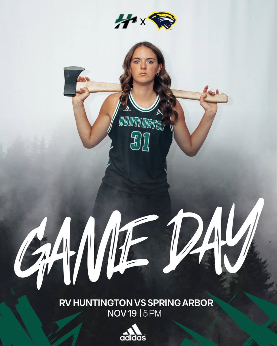 It’s GAME DAY!🔥
Conference play starts tonight 🌲🪓 
HUWBB vs Spring Arbor | 5:00 PM
#chopchop