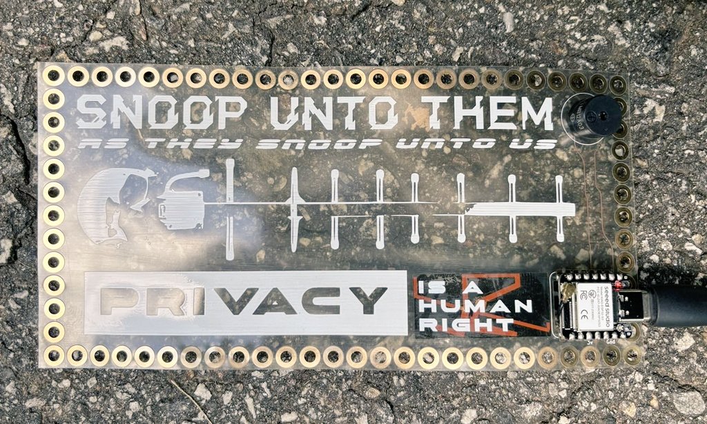 only 5 oui-spy patches left in the store at colonelpanic.tech! won't be restocking these for some time so nab one now if u want!