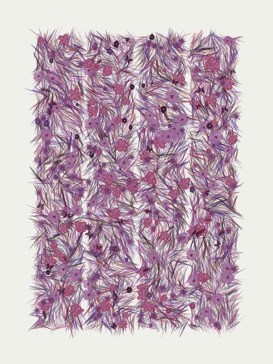 _Koi_art's tweet image. Plum Passion 

Wallflowers on @fx_hash_ 
More info on pinned tweet on my profile
 #generativeart #creativecoding #p5js