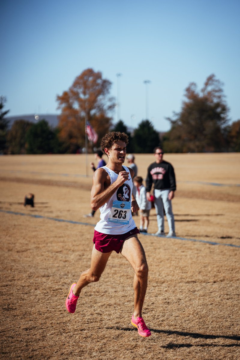 FSU_Track's tweet image. His first year as a Seminole, and he&apos;s led the men in four consecutive races, including an all-region recognition.

Isaac Hirshman Chandler is set to compete in his first collegiate national championship this Saturday!

#NoleFamily | #OneTribe