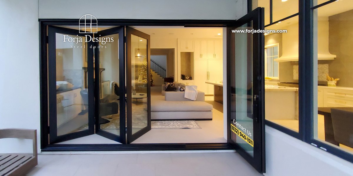 ForjaDesigns's tweet image. Your living room and patio merge to create a spacious, elegant, and vibrant area—perfect for that tree that brightens everything up. ✨

Contact us and let&apos;s connect your spaces so you can enjoy your home to the fullest.🌐forjadesigns.com

#houstonarchitecture #luxurydoors