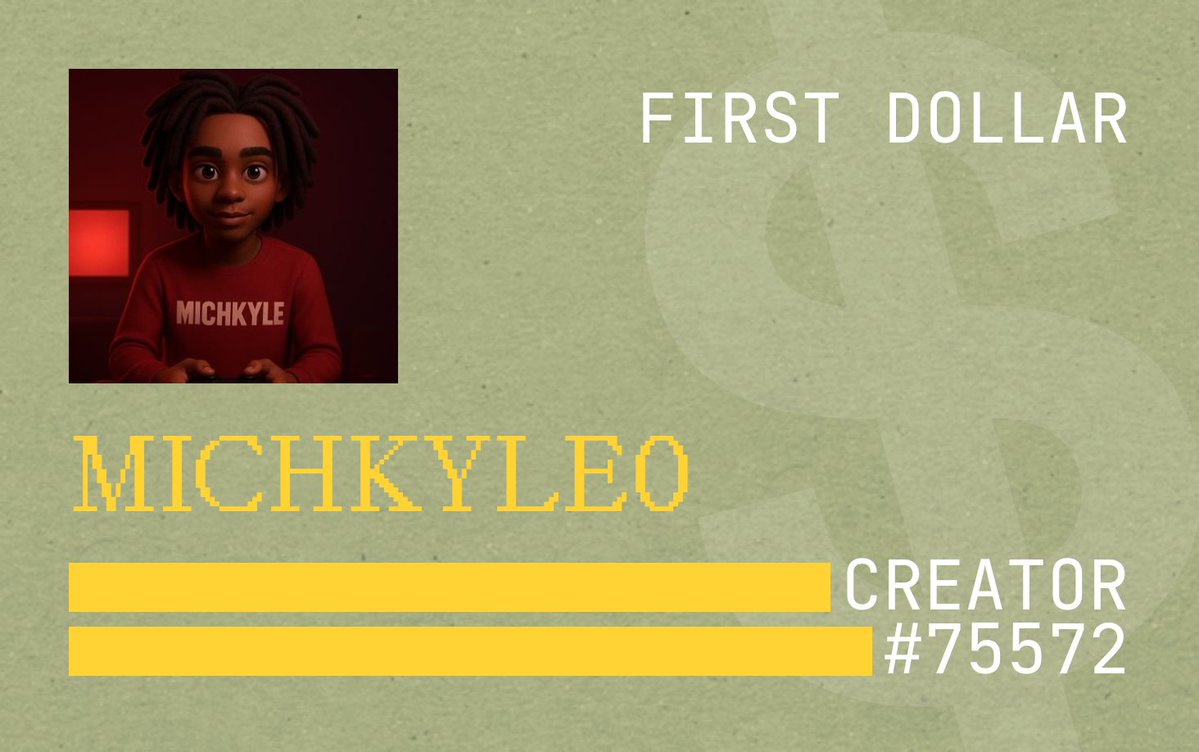 Michkyle0's tweet image. I will help you @earnfirstdollar on @base

Want in?

firstdollar.money/?r=g4649J
