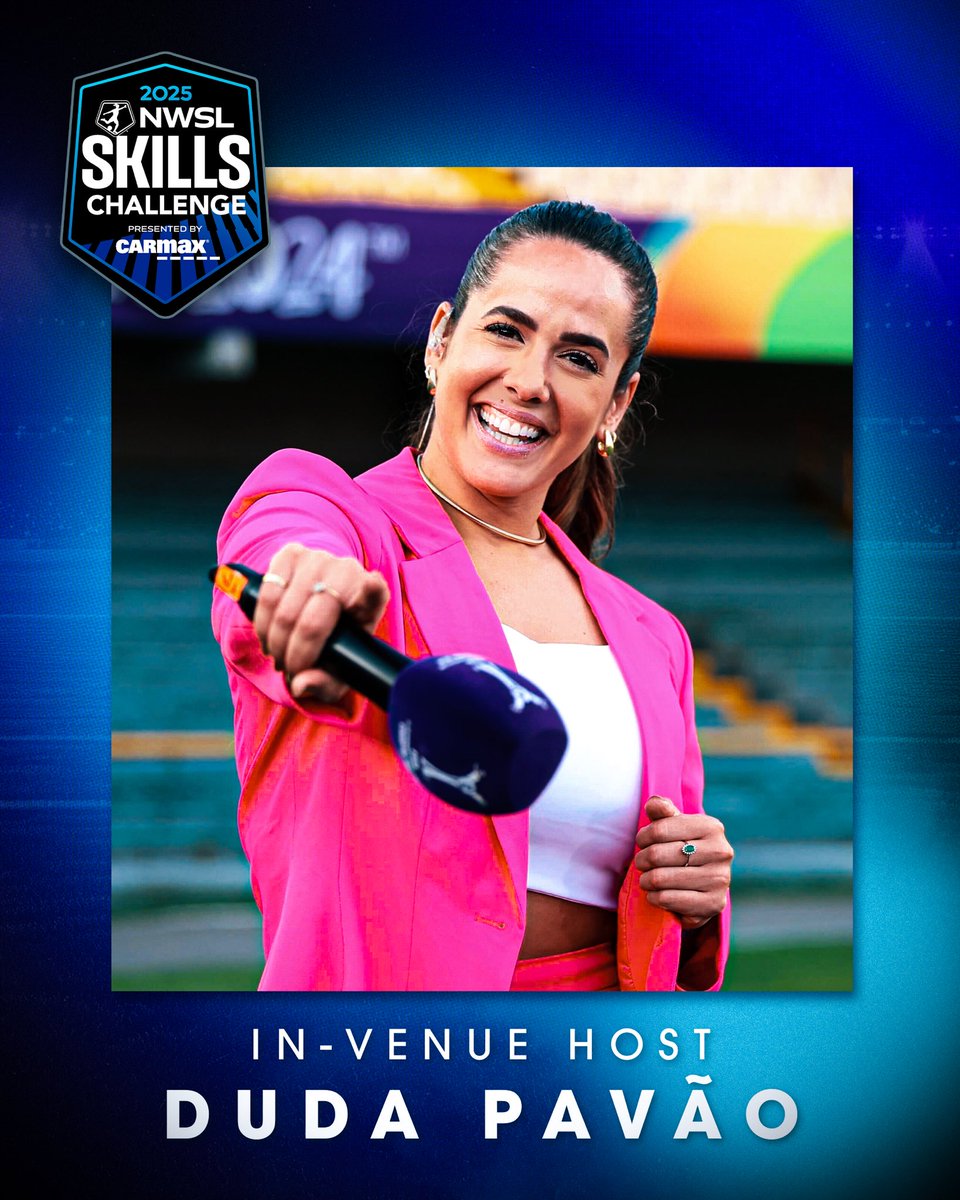 dudapavao's tweet photo. I’m ready to show off my skills 🎤 HAPPY to be hosting the 2025 @nwsl Skills Challenge presented by @carmax in the Bay Area this Friday, Nov. 21! See you there? #CarMaxPartner
📍Spartan Soccer Complex
⏰ 5 pm PT https://t.co/35n0MIc4Mj