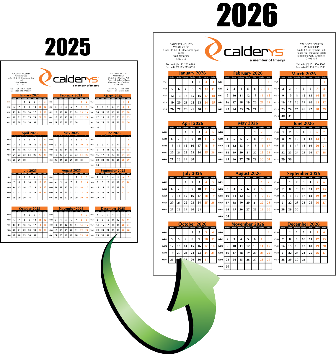 Don't redesign! 🗓️ The 2026 calendar rush is coming.

Reuse your successful 2025 artwork and let ArtworkRework.com update the dates for you. Get print-ready 2026 files fast, saving you design time and money!

👉 Start your update today:ArtworkRework.com #2026Calendar