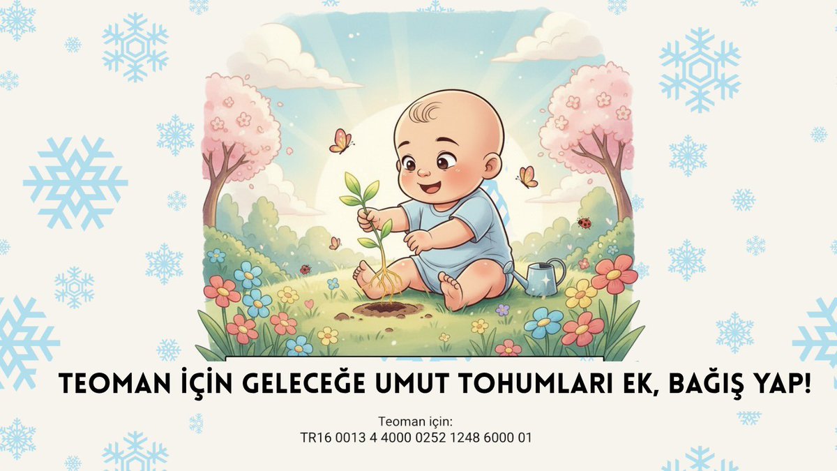 Teoman için el ele #KarTanesiOl