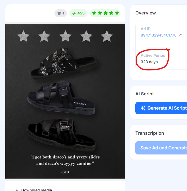 HeyOz_AI's tweet image. This Meta Ad Has Been Running for 323 Days

Here&apos;s why 

(and how you can steal it for your own product in minutes)

1️⃣ Thumb-Stopper Creative

Visual: A single, hi-res product shot on plain background.

– No clutter, no model, no logo overload = 0.2-second comprehension.

Color:…