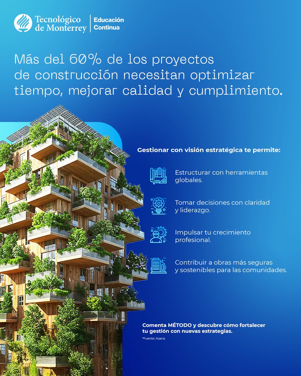 PyEC_TecdeMty's tweet image. 🏗️ La planeación inteligente convierte retos en resultados.
Lidera con método, coordina con visión y haz que cada obra hable por tu trabajo. Comenta MÉTODO y eleva hoy tu forma de construir. 
#EducaciónContinuaTec