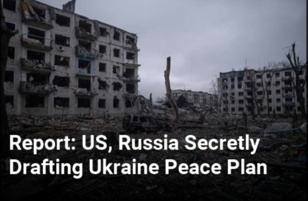 “On day number 304, I will bring the Russia–Ukraine war to an end. All Zelensky has to do is accept territorial losses and reduce the size of his military. It’s a plan I worked out secretly with Putin.” - Senile Satan, the piggy