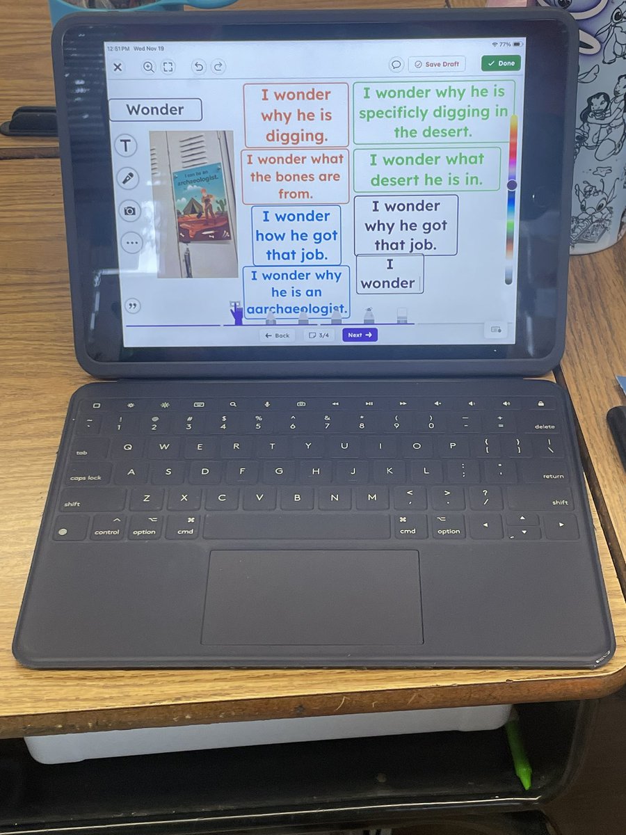 mspuente17's tweet image. New iTime station using the See Think Wonder thinking routine! 💭 

Each week we will change the career poster and students will complete their See Think Wonder Seesaw. 

Then they will research their wondering and create an informational product. 

#AVID #risddreambig #RISDTLA
