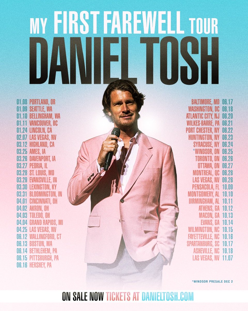 danieltosh's tweet image. on sale now!!! code “tosh” 
danieltosh.com