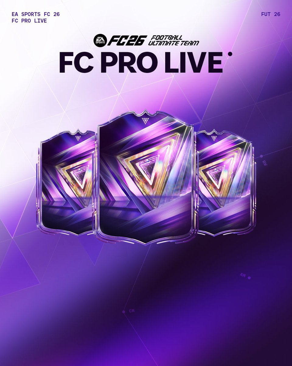 FUTBIN's tweet image. ✅💜 Official FC Pro Live Card Design!

Coming this Friday! 👀