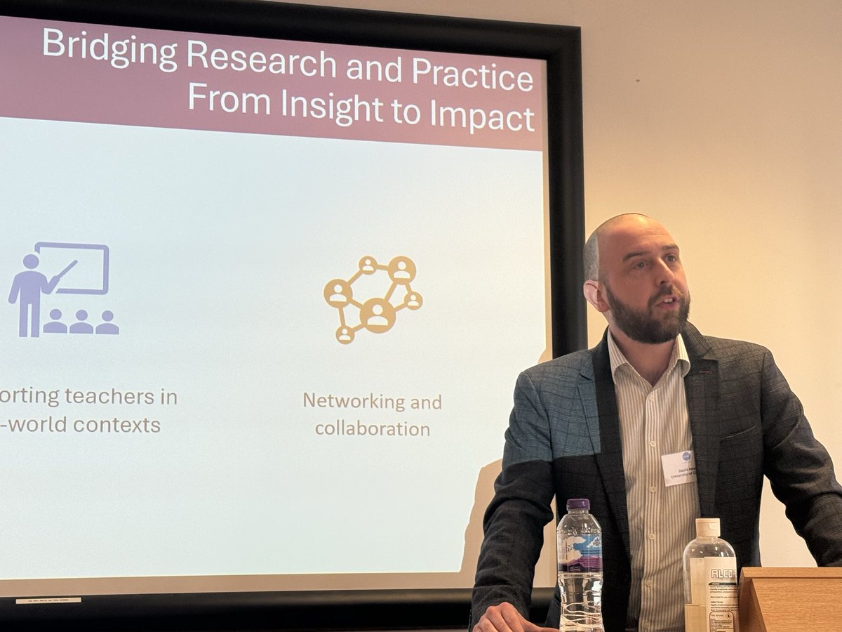 UofGCfTE's tweet photo. CfTE presentation at SERA - great audience and questions about the centre’s work so far. #seraconf2025 https://t.co/wrRt7IaMDs