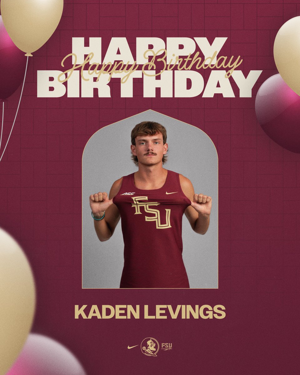 FSU_Track's tweet image. Happy birthday Kaden🥳 

#NoleFamily | #OneTribe