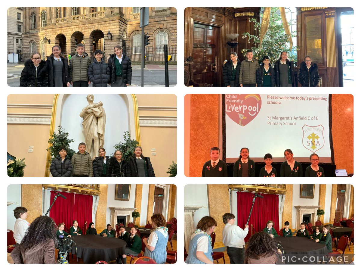 We are very proud of the Year 6 pupils who represented SMA at the Liverpool Schools Parliament today at the Town Hall! They delivered a fantastic presentation on what emotional health and wellbeing looks like at our school. 🌟💬🧠 <a href="/StMargarets_/">St Margaret's Anfield CE Primary</a>