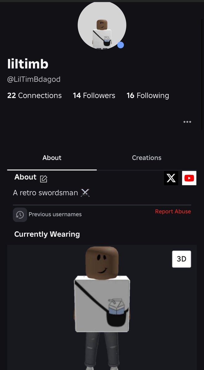 LilTimBdagod's tweet image. I’m a Baby now 😢 #funnyroblox #roblox #robloxmeme