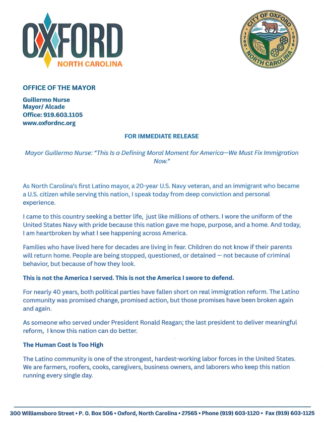 City of Oxford, NC - Government tweet media