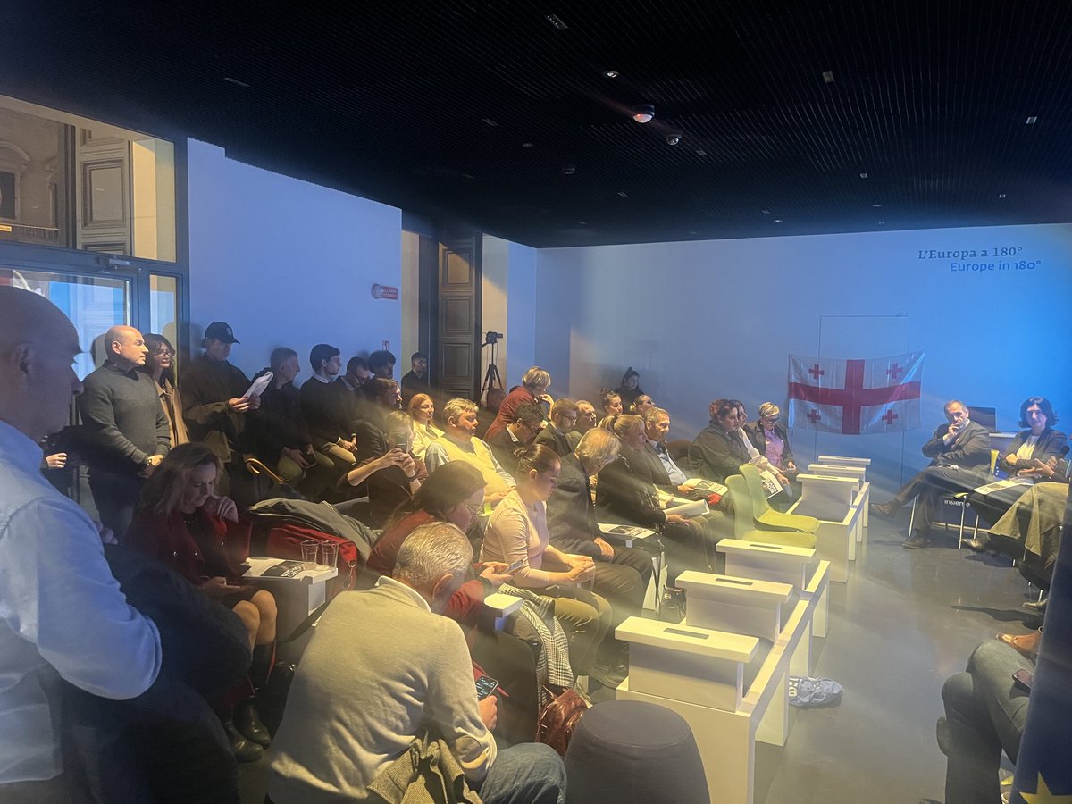 NOI SIAMO GEORGIA: LIBERTÀ E DEMOCRAZIA AI CONFINI DELL’EUROPA
L’iniziativa di ⁦<a href="/EuropaRadicale/">europa.radicale</a>⁩ oggi a Roma. 
Con ⁦<a href="/mlombardo81/">Marco Lombardo</a>⁩ ⁦<a href="/nomfup/">nomfup</a>⁩ ⁦<a href="/ivanscalfarotto/">Ivan Scalfarotto 🇮🇹🇪🇺🇺🇦</a>⁩ ⁦<a href="/igorilicboni/">Igor Boni</a>⁩ ⁦<a href="/Fede_Valcauda/">Fede_Valcauda</a>⁩ ⁦<a href="/NonaMikhelidze/">Nona Mikhelidze</a>⁩