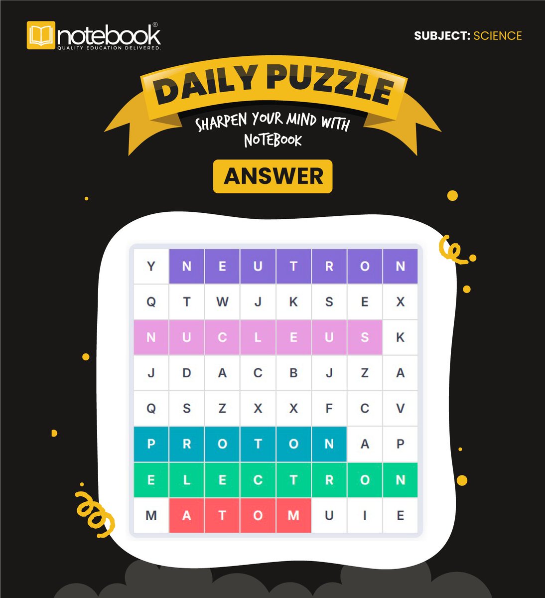 NotebookSocial's tweet image. 𝐀𝐧𝐬𝐰𝐞𝐫 𝐑𝐞𝐯𝐞𝐚𝐥 𝐓𝐢𝐦𝐞!

✨The mystery is solved!

𝐂𝐡𝐞𝐜𝐤 𝐨𝐮𝐭 𝐭𝐨𝐝𝐚𝐲&apos;𝐬 𝐰𝐨𝐫𝐝 𝐩𝐮𝐳𝐳𝐥𝐞 𝐚𝐧𝐬𝐰𝐞𝐫𝐬

Did you nail them all?
Or discover some new words?
See you next Wednesday for another challenge!