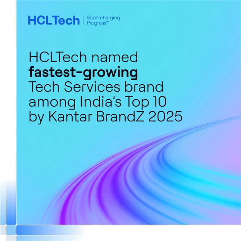 hcltech's tweet image. 📈 HCLTech has been named the fastest-growing Tech Services Brand among India’s Top 10 by Kantar BrandZ 2025.

We ranked #9 overall and #3 within the Business Technology and Services category, with a brand value of $12.8B and 9% YoY growth — the highest in a segment that has…