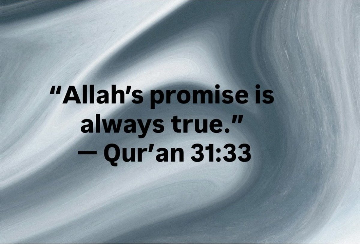 GuidedSoul111's tweet image. People break promises.
 Life changes.
 But Allah’s promise?
 It never fails, not even for a moment.
 Trusting Him is not blind — it’s the safest certainty your soul will ever know.
#Allah #promises #soul