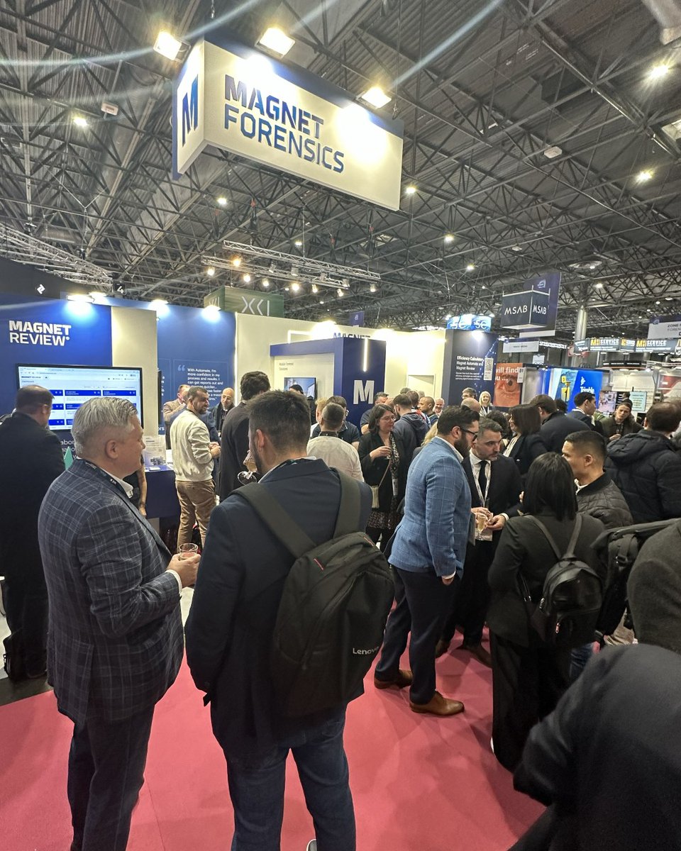 MagnetForensics's tweet image. Day 2 of #Milipol Paris has had so many highlights, particularly the great crowds and engaging conversations over a glass of Magnet Millésime at the Magnet Drinks Reception. 

There'll be even more memorable moments through Friday, so come by booth 4 H 027 to meet our team!