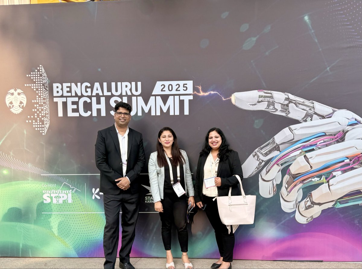 thomasraji's tweet photo. Great experience at the Bengaluru Tech Summit 2025! 🤩🤩

Insightful conversations, powerful ideas, and a memorable moment meeting Dr. Kiran Mazumdar Shaw…a true pioneer in India’s biotech revolution.
#BTS2025 #AllianceUniversity #Technology 

https://t.co/BKO0L4tZwE https://t.co/Ifrb4yzcDw
