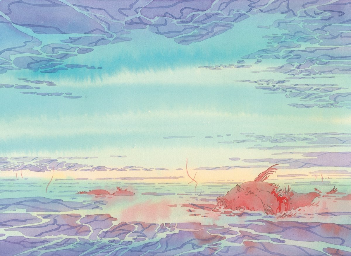 Anzuelo's (re)release as a softcover is today 🪸🪝 

I think the only reprint I ever had was at the beginning of Pretty Deadly so it means a lot. Moreover considering this one, precisely, is embarrassingly personal and not that easy to read.   Thank you for reading!!