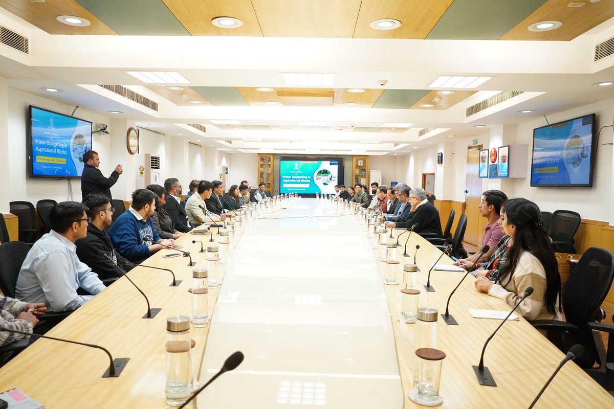 NITI Aayog, today released a report on ‘Water Budgeting in Aspirational Blocks’. The report primarily aims to operationalise the concept of block level water security planning through water budgeting.

The report can be accessed at niti.gov.in/sites/default/…