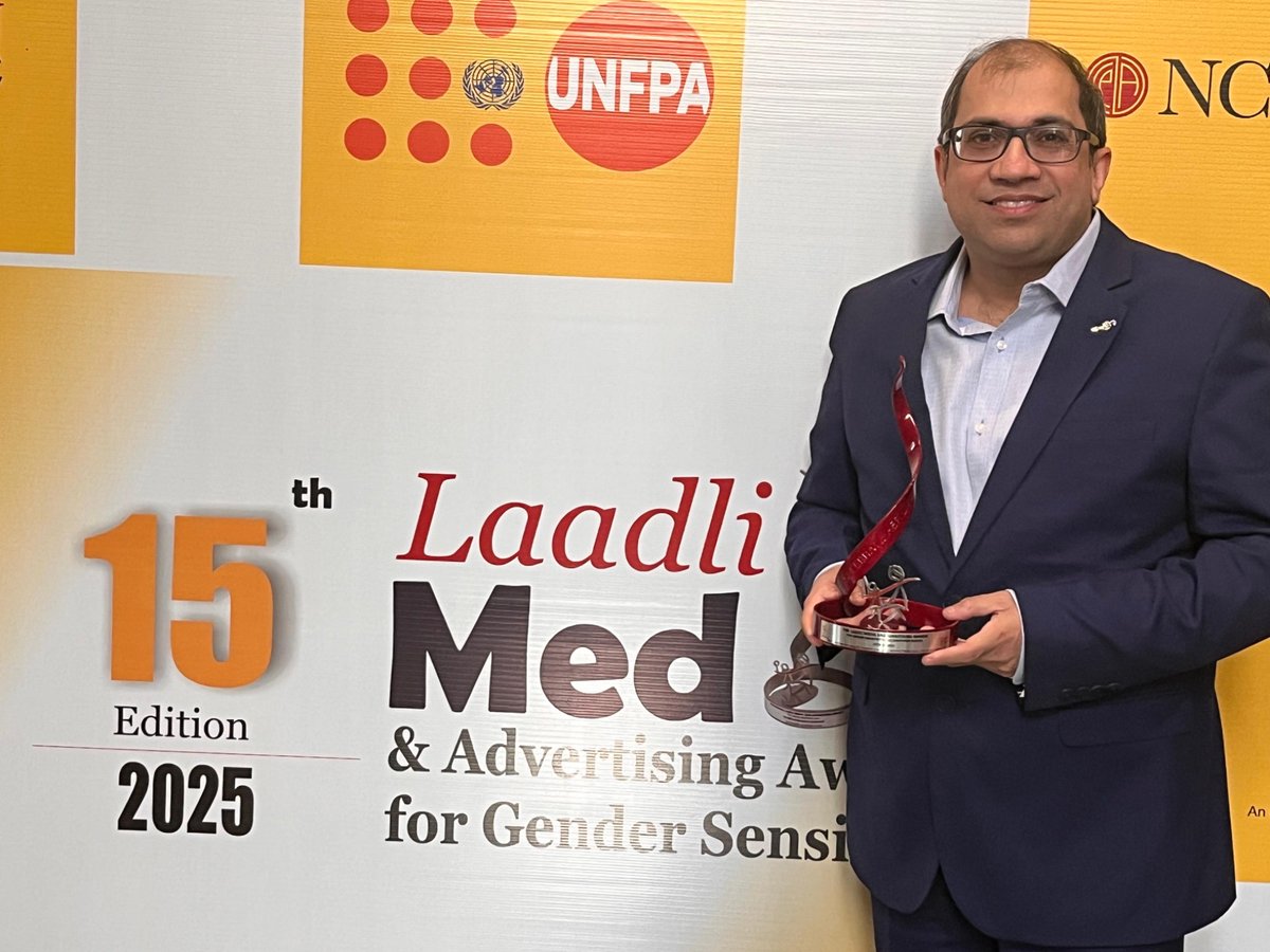 cpc1980official's tweet image. Our regular member @Nitinsharma631 assistant editor (sports), The Indian Express has won the 15th Laadli Media &amp;amp; Advertising Award for Gender Sensitivity, supported by UNFPA (1/2)

@duggal_saurabh @RajeshDhall @arsh11kaur @UmeshNews18 @Laadli_PF